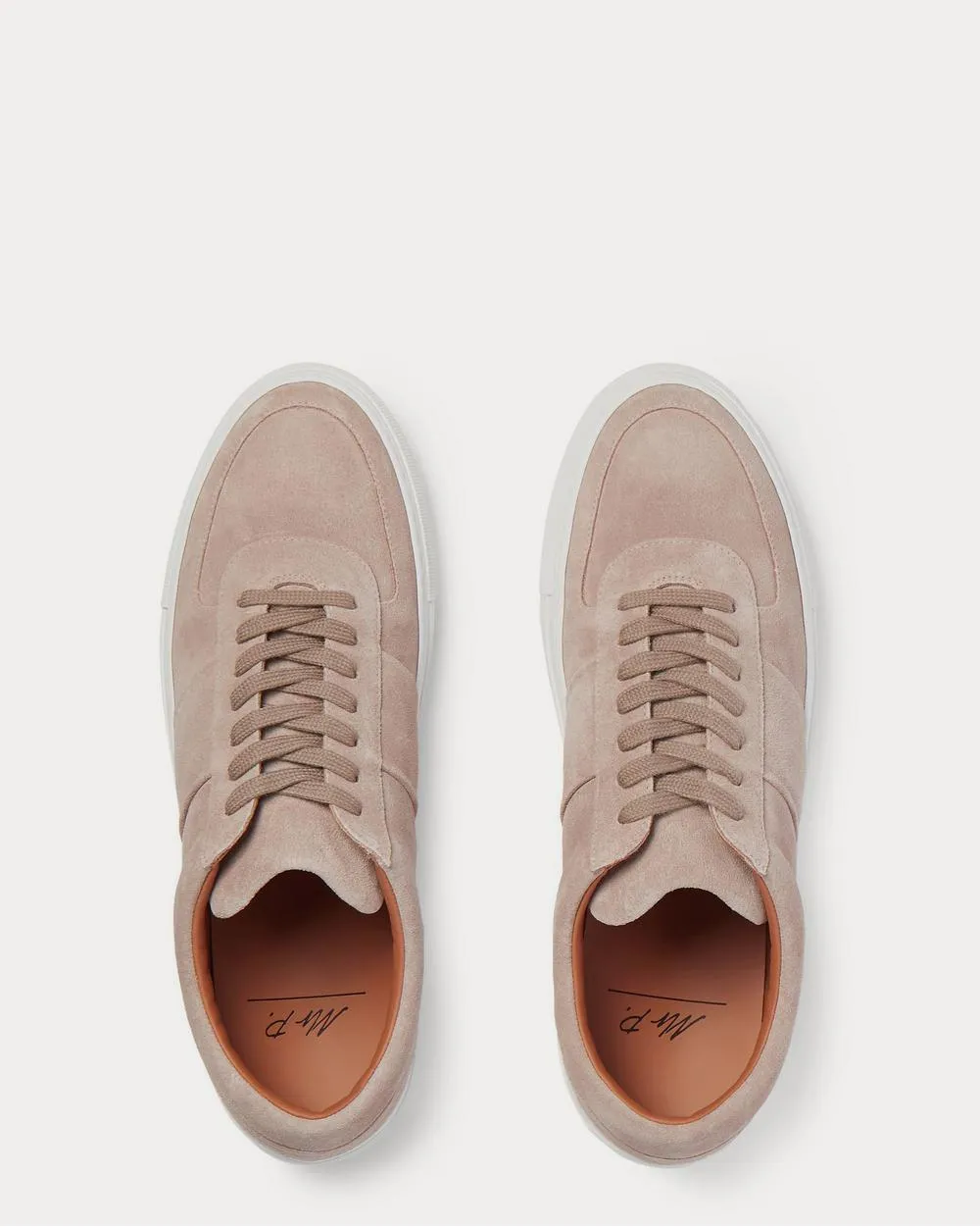 Larry Suede  Beige low top sneakers