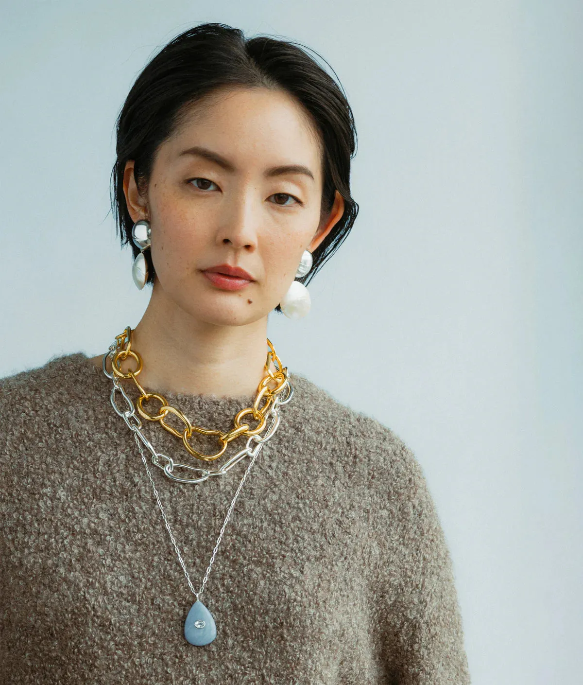 Lizzie Fortunato - Rodan Pearl Earrings in Silver - Clip On