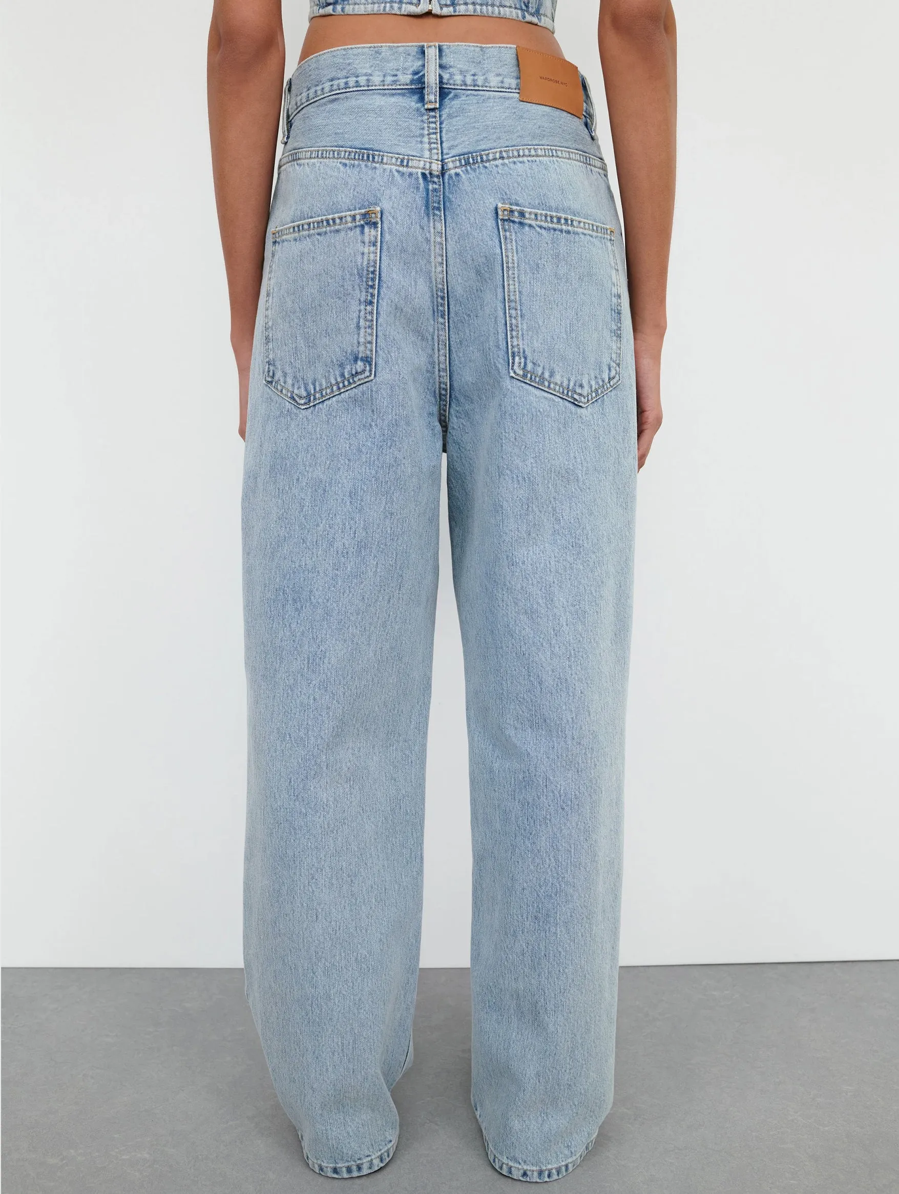 Low Rise Jean in Blue Denim