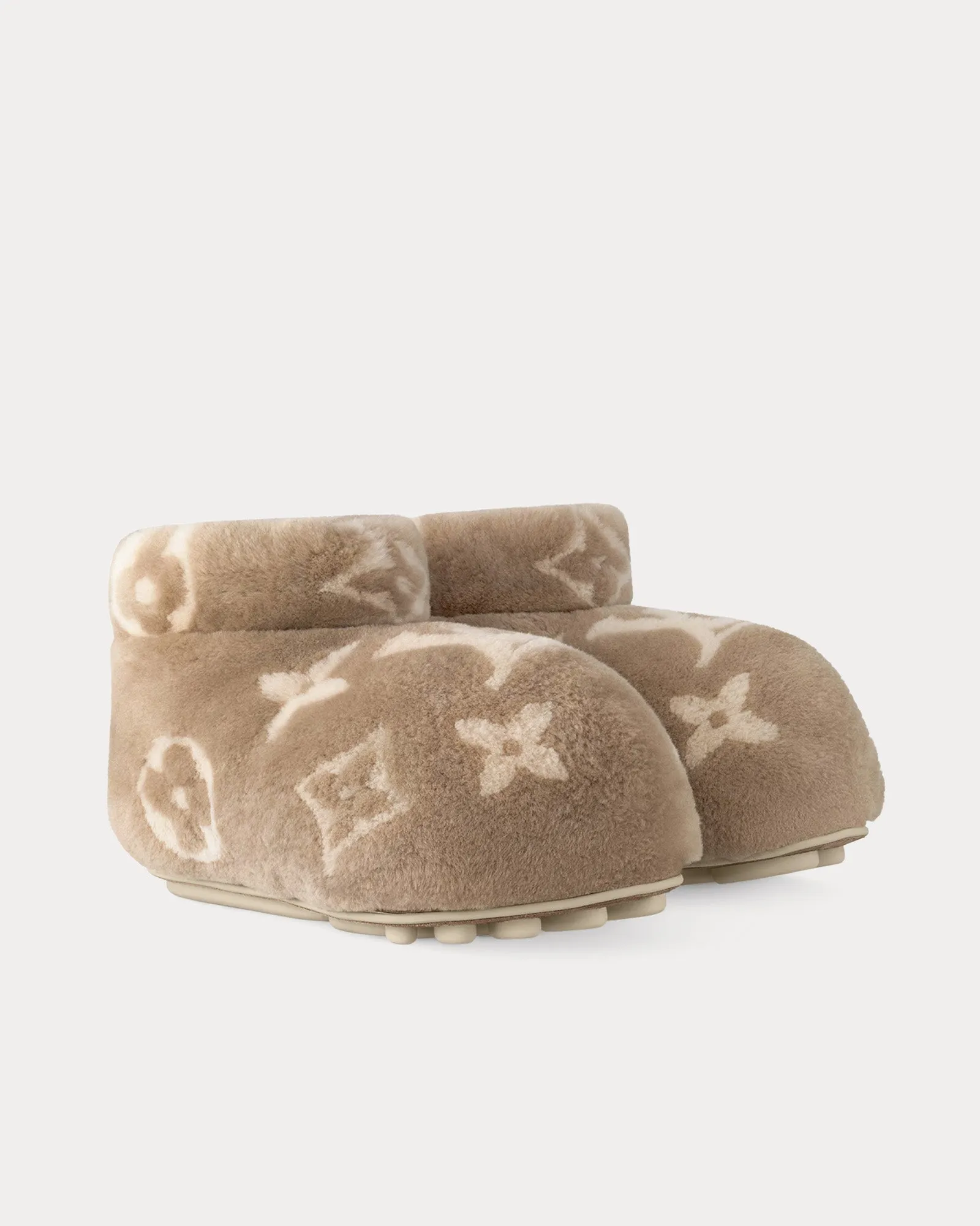 LV Footprint Low Beige Boots