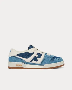 Match Denim Blue Low Top Sneakers