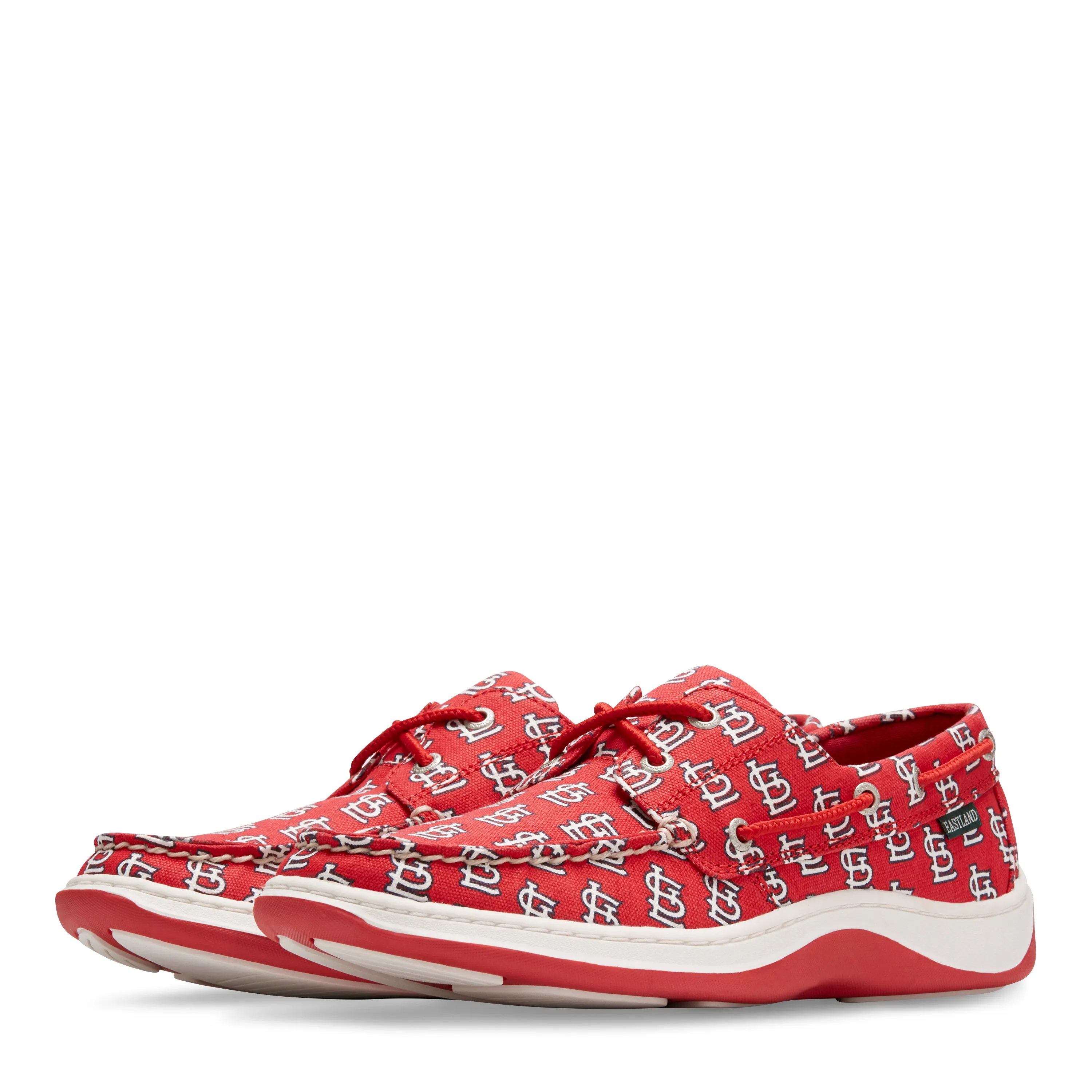 Men's Summer MLB St Louis Cardinals Canvas Boat Shoe