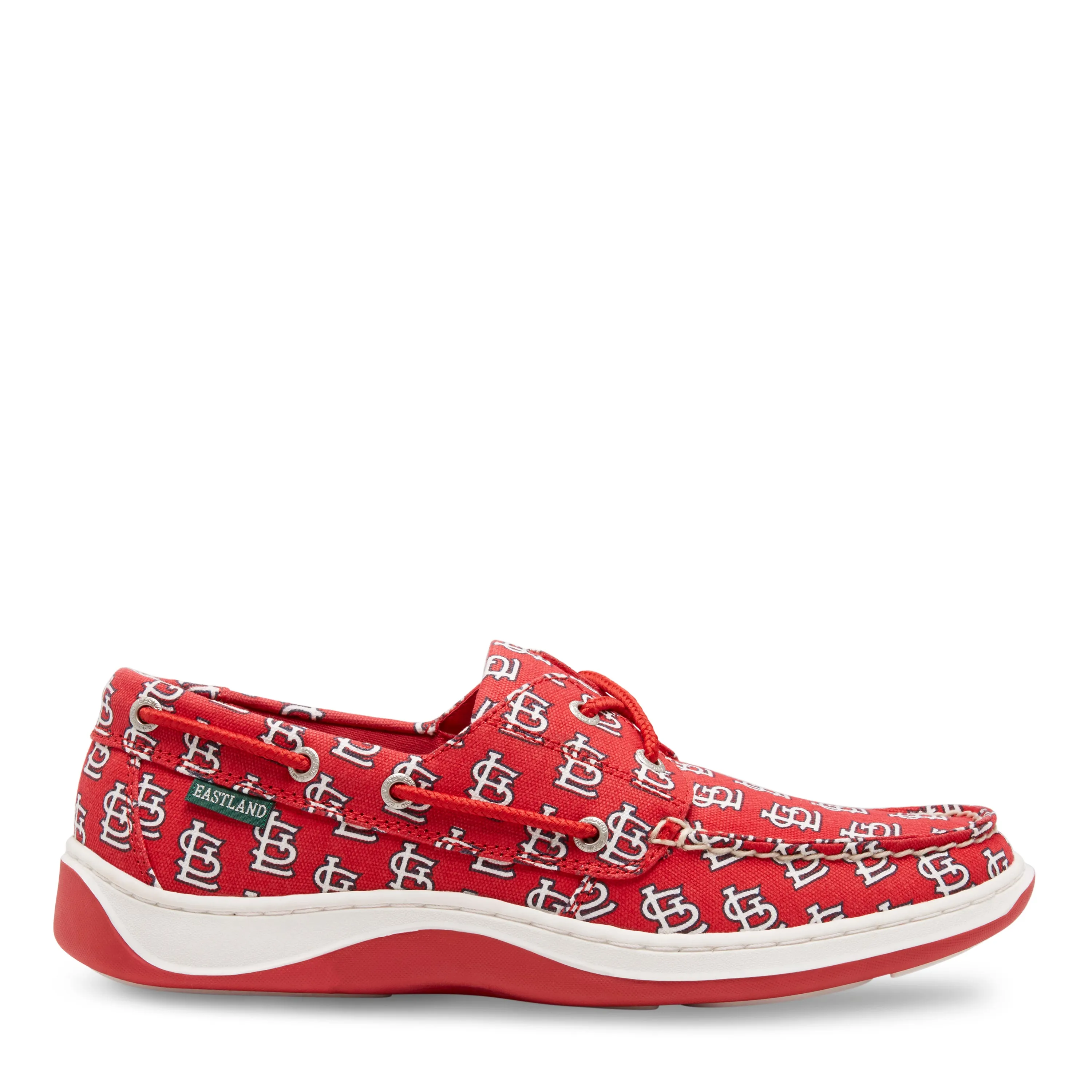 Men's Summer MLB St Louis Cardinals Canvas Boat Shoe