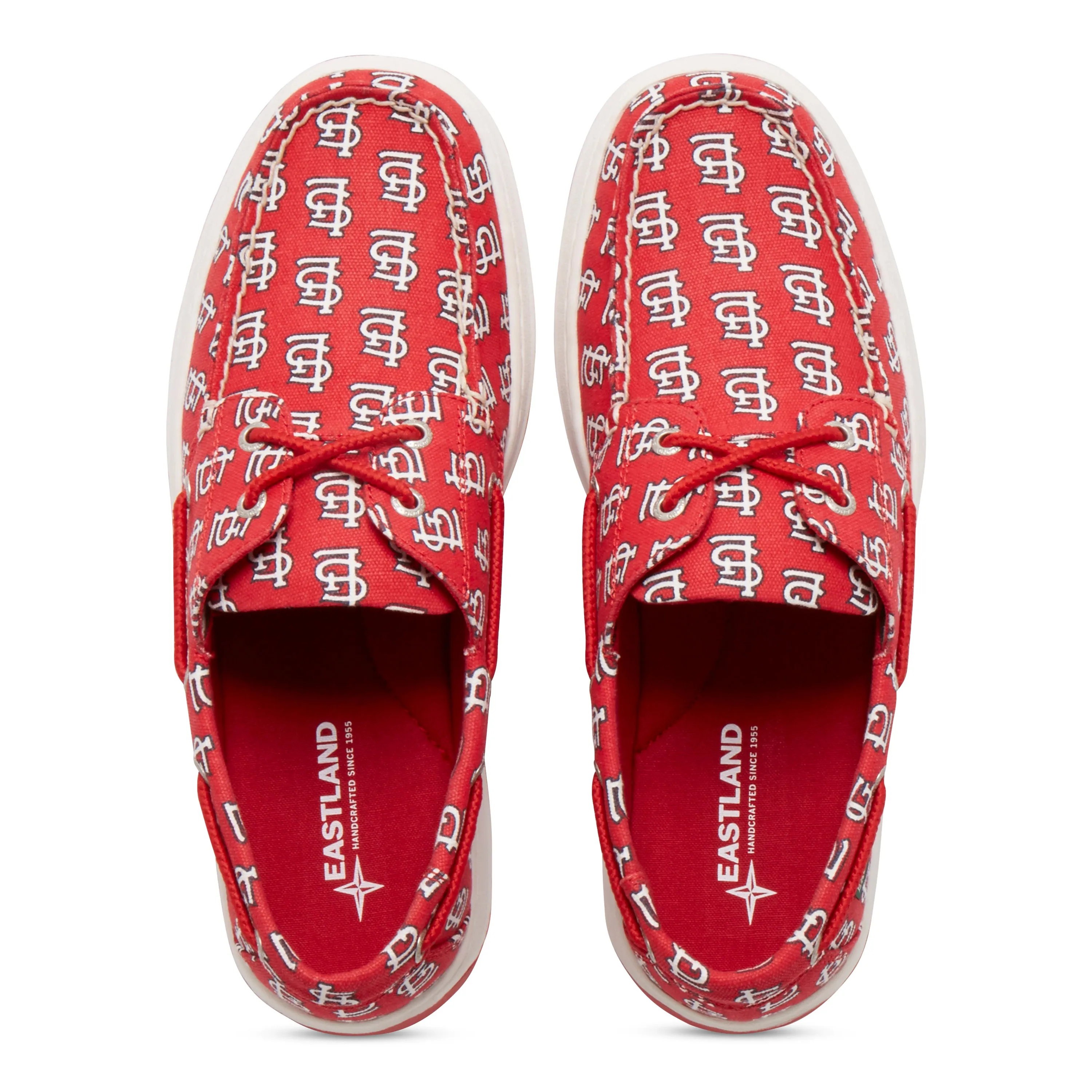 Men's Summer MLB St Louis Cardinals Canvas Boat Shoe