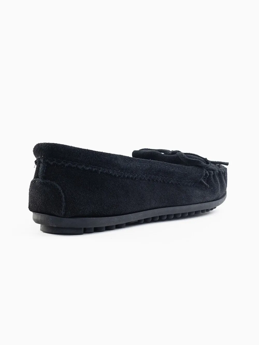 Minnetonka Thunderbird moccasins, black