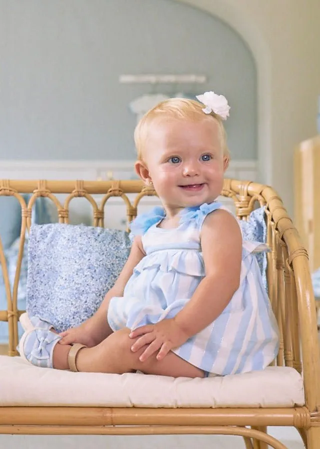 Newborn Girl Blue Espadrilles