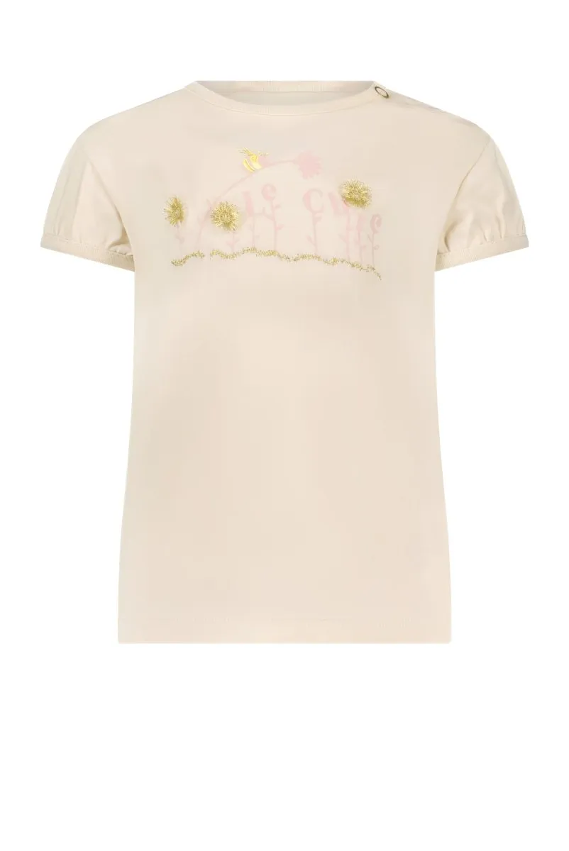 NOKI flowers bee T-shirt Ivory