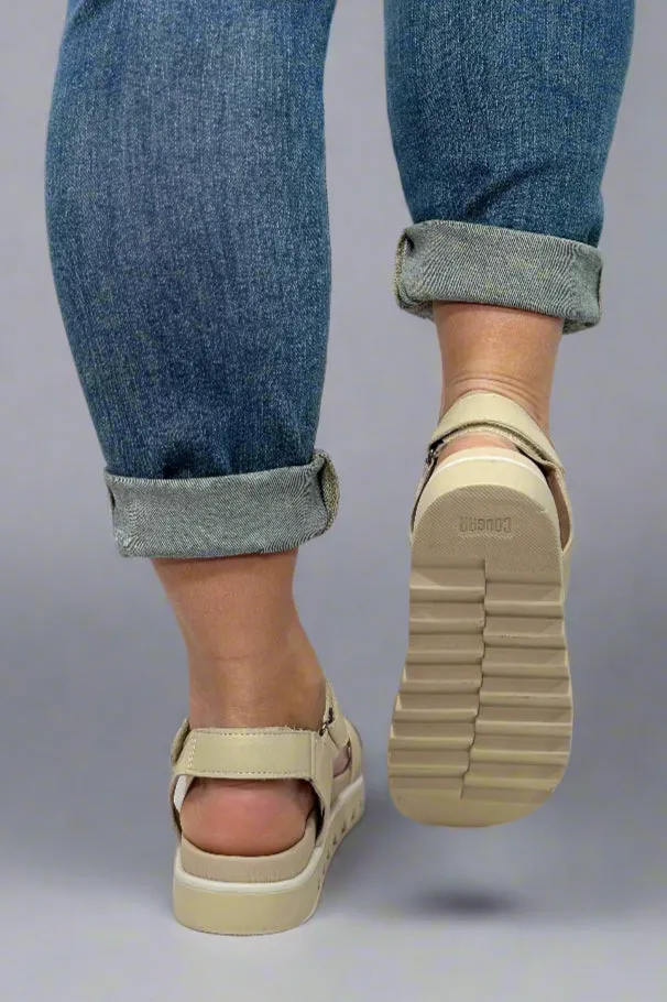 Nolo Leather Water-Repellent Sandal - Oyster