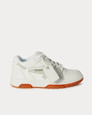 Out Of Office Calf Leather White / Light Green Low Top Sneakers