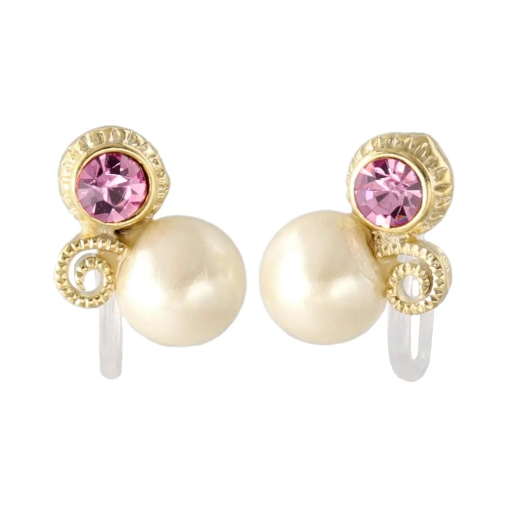 Pearl Cluster Invisible Clip Ons