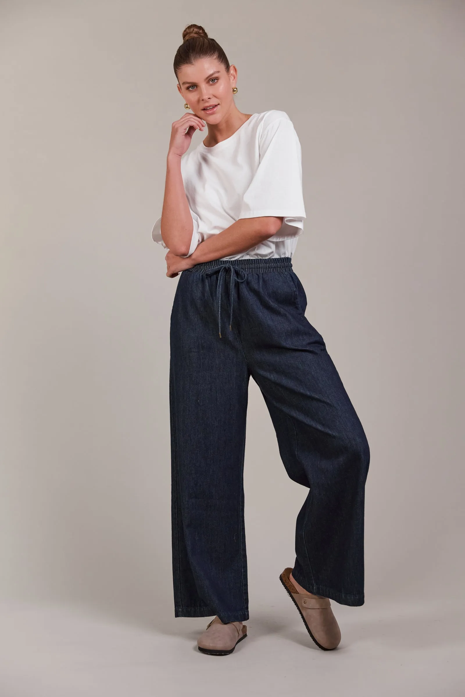 Pepi Wide Denim Pant Eb&Ive Oxford