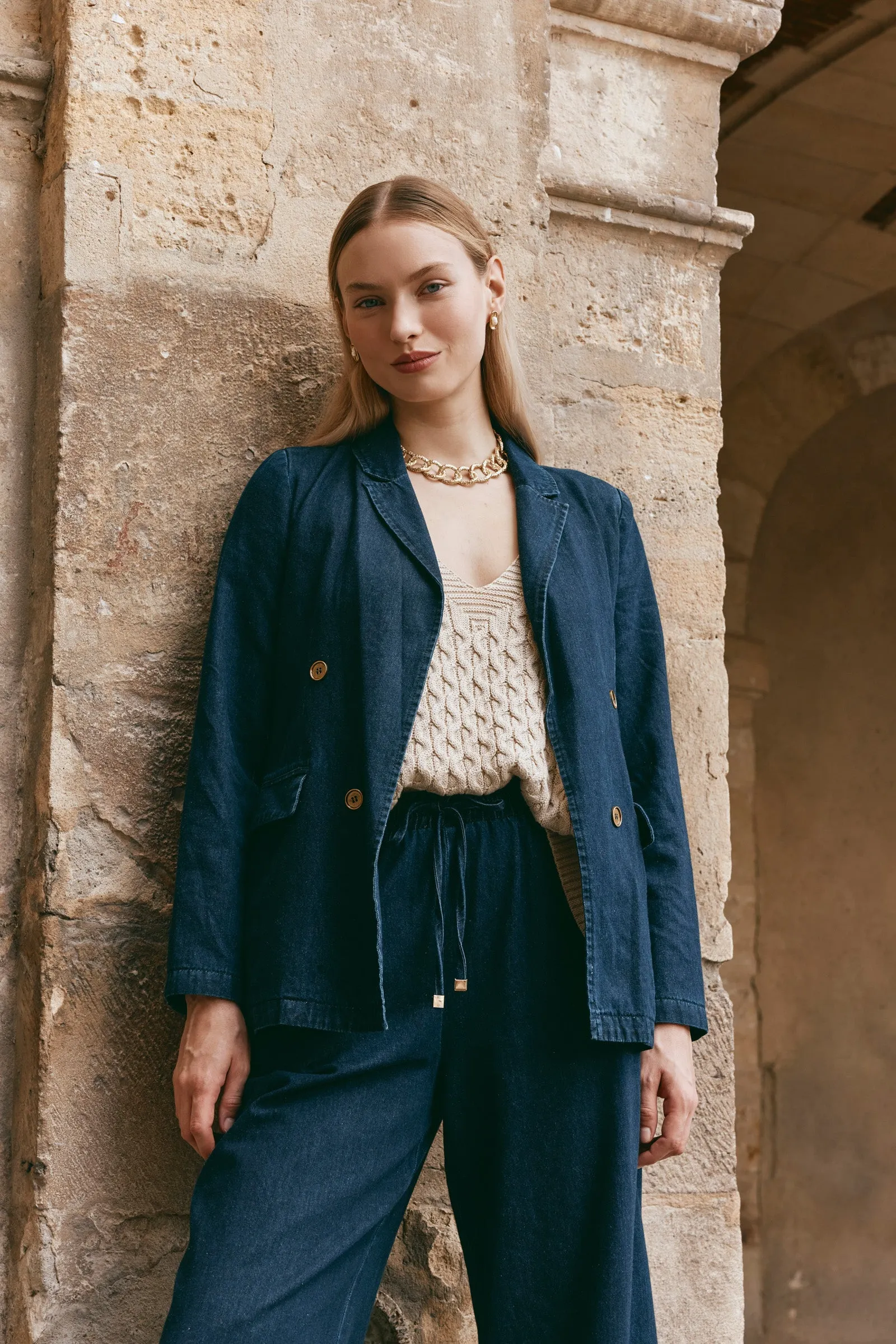 Pepi Wide Denim Pant Eb&Ive Oxford