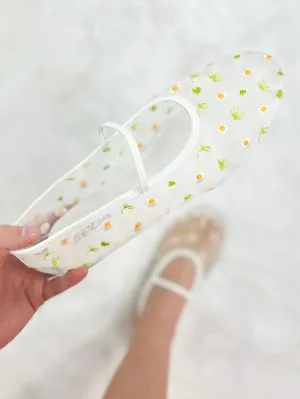 Raisa Flats - White