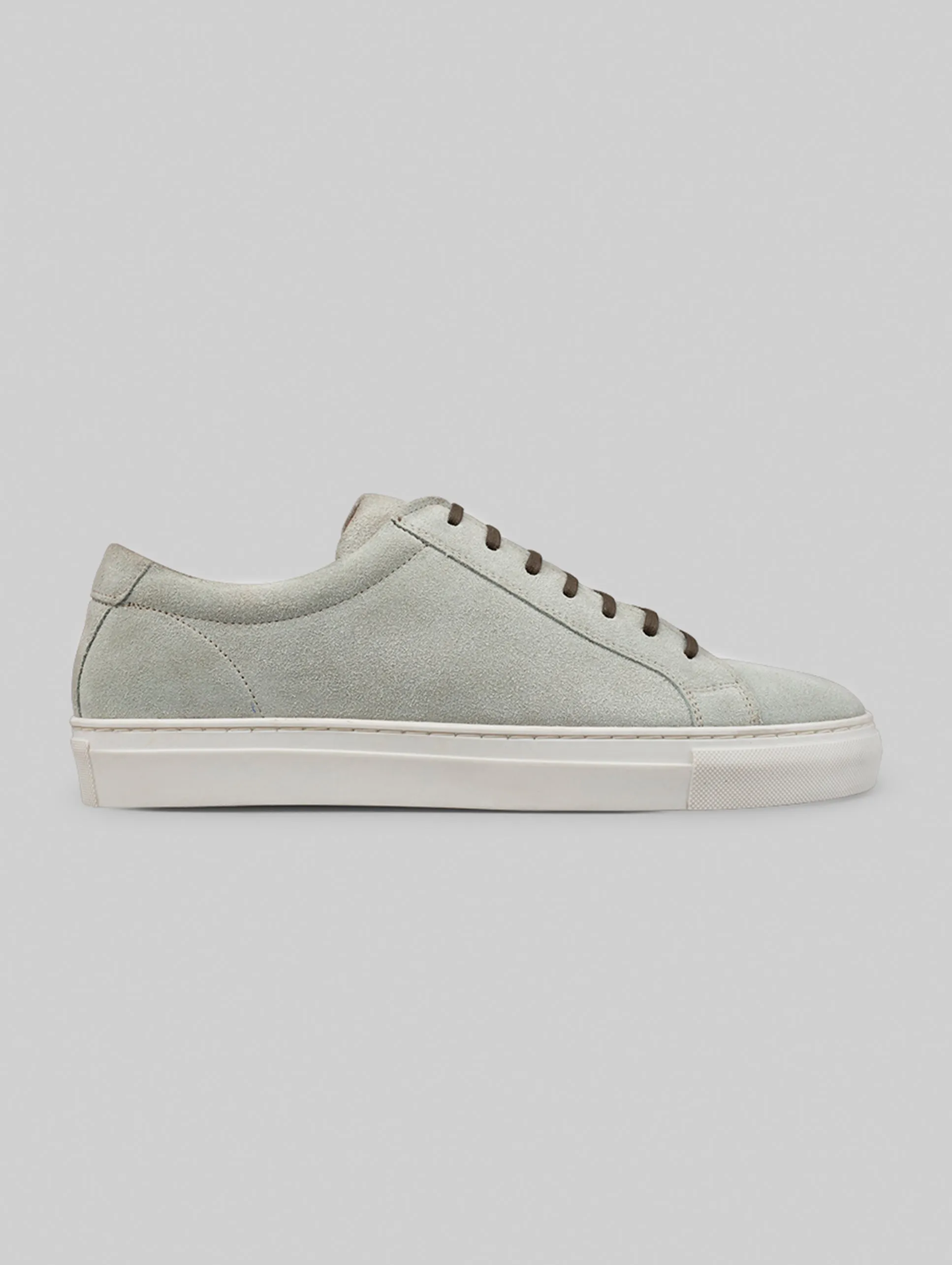 Rawls Men Light Gray Suede Sneakers