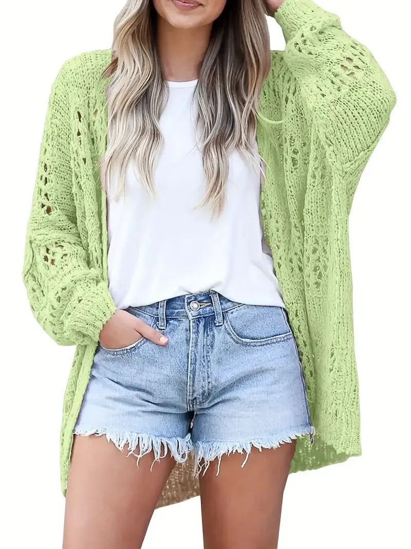Reca - Boho chic gehaakt gebreid vest
