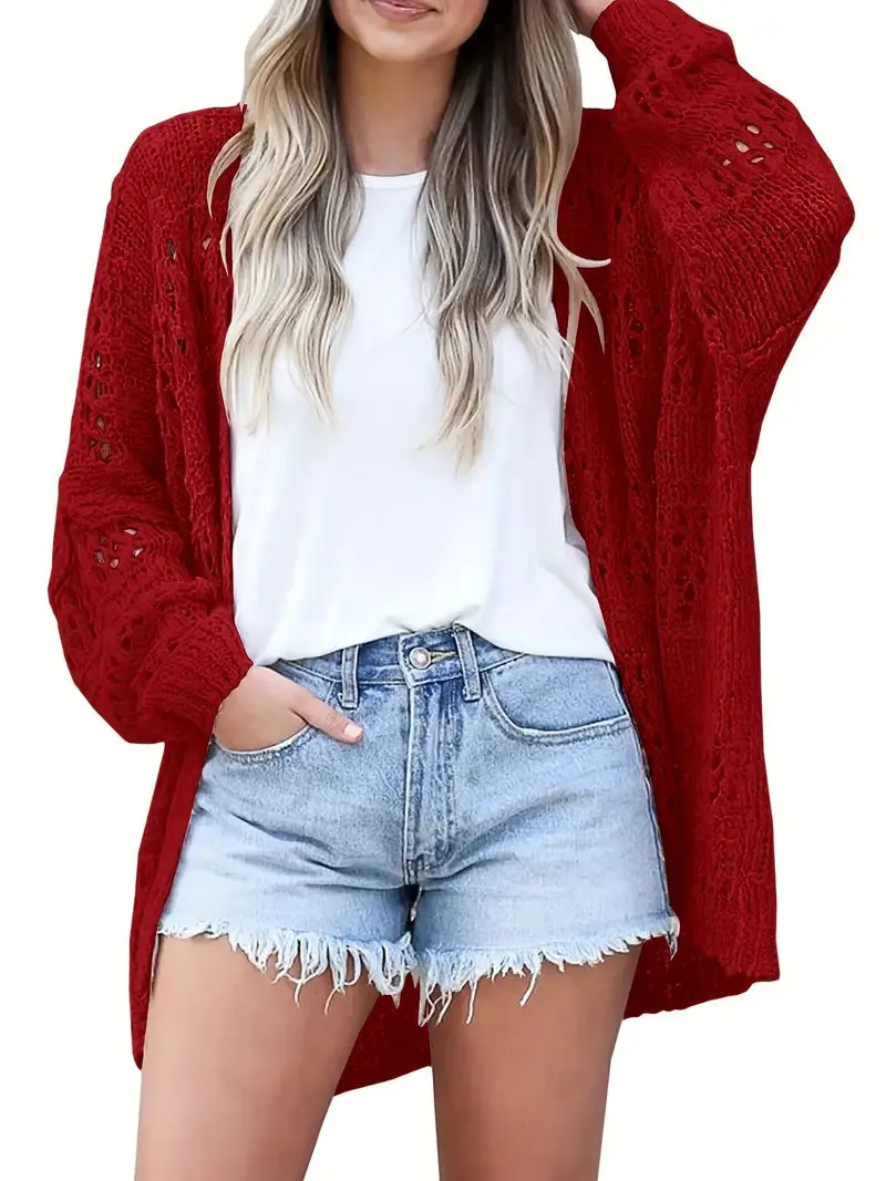 Reca - Boho chic gehaakt gebreid vest