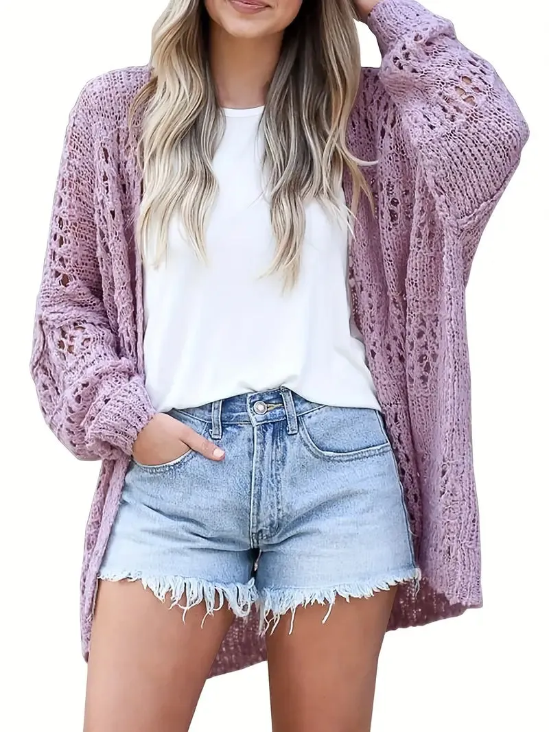 Reca - Boho chic gehaakt gebreid vest