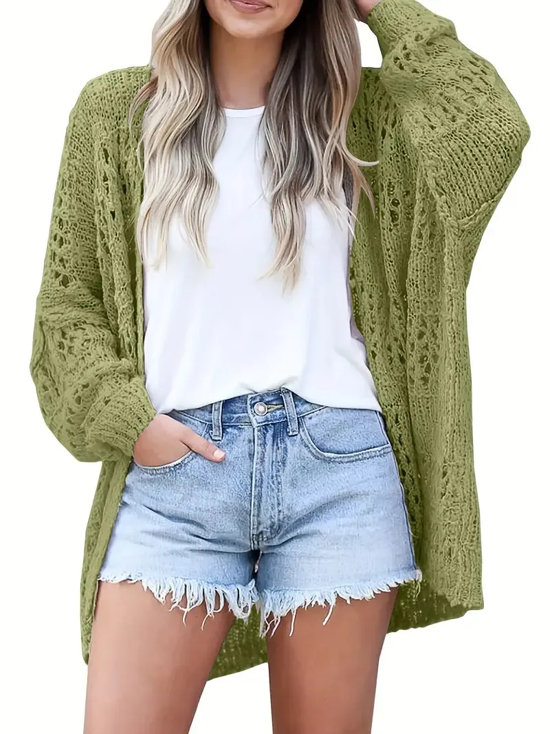 Reca - Boho chic gehaakt gebreid vest
