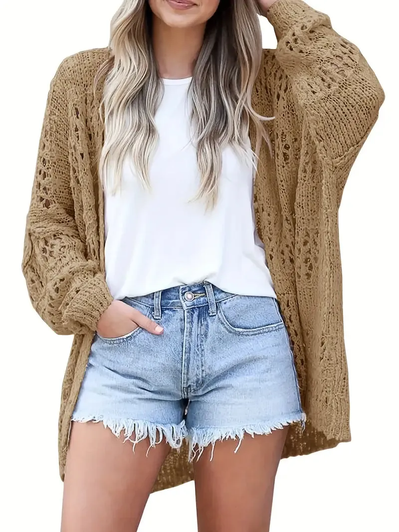 Reca - Boho chic gehaakt gebreid vest