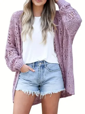 Reca - Boho chic gehaakt gebreid vest