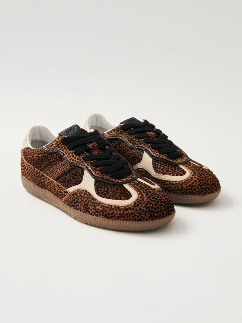 Rife Soft Tan Leather Sneakers