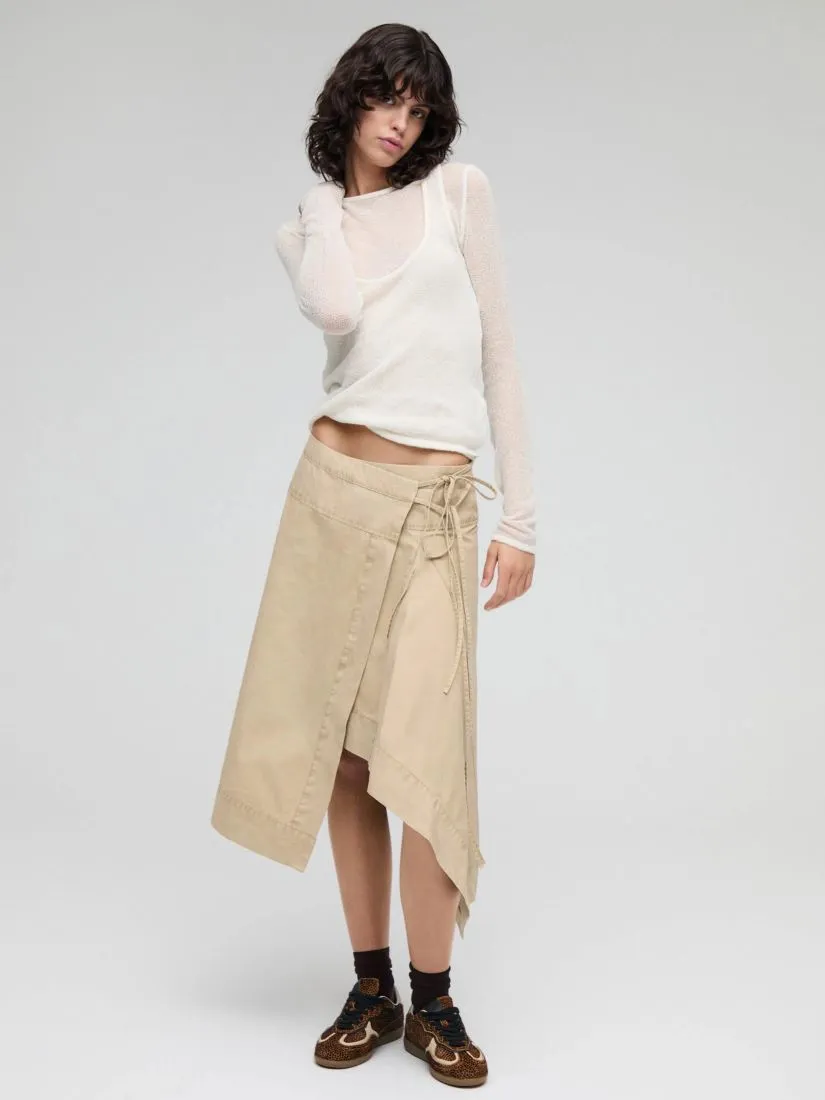 Rife Soft Tan Leather Sneakers
