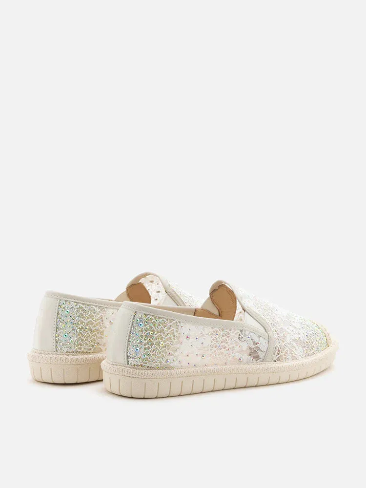 Sabrina Crystal Embellished Espadrilles