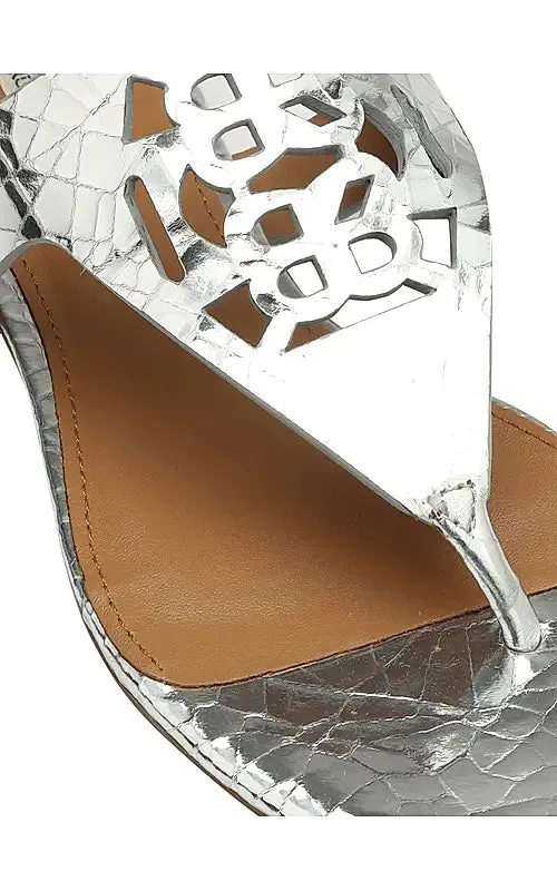 Silver Snake Textured Logo Sliders
