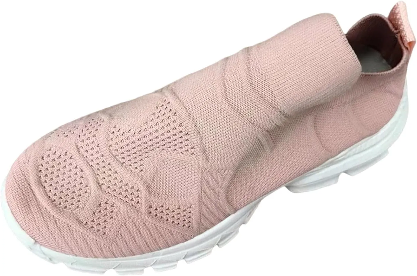 Sneakers for Women Mesh Slip On Running Laceless Walking Shoes Non Slip Lightweight Gym Workout Breathable Fashion Sneakers