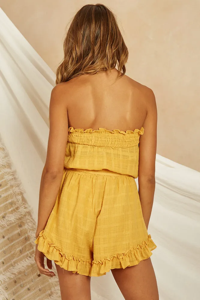 Swansea Romper Yellow