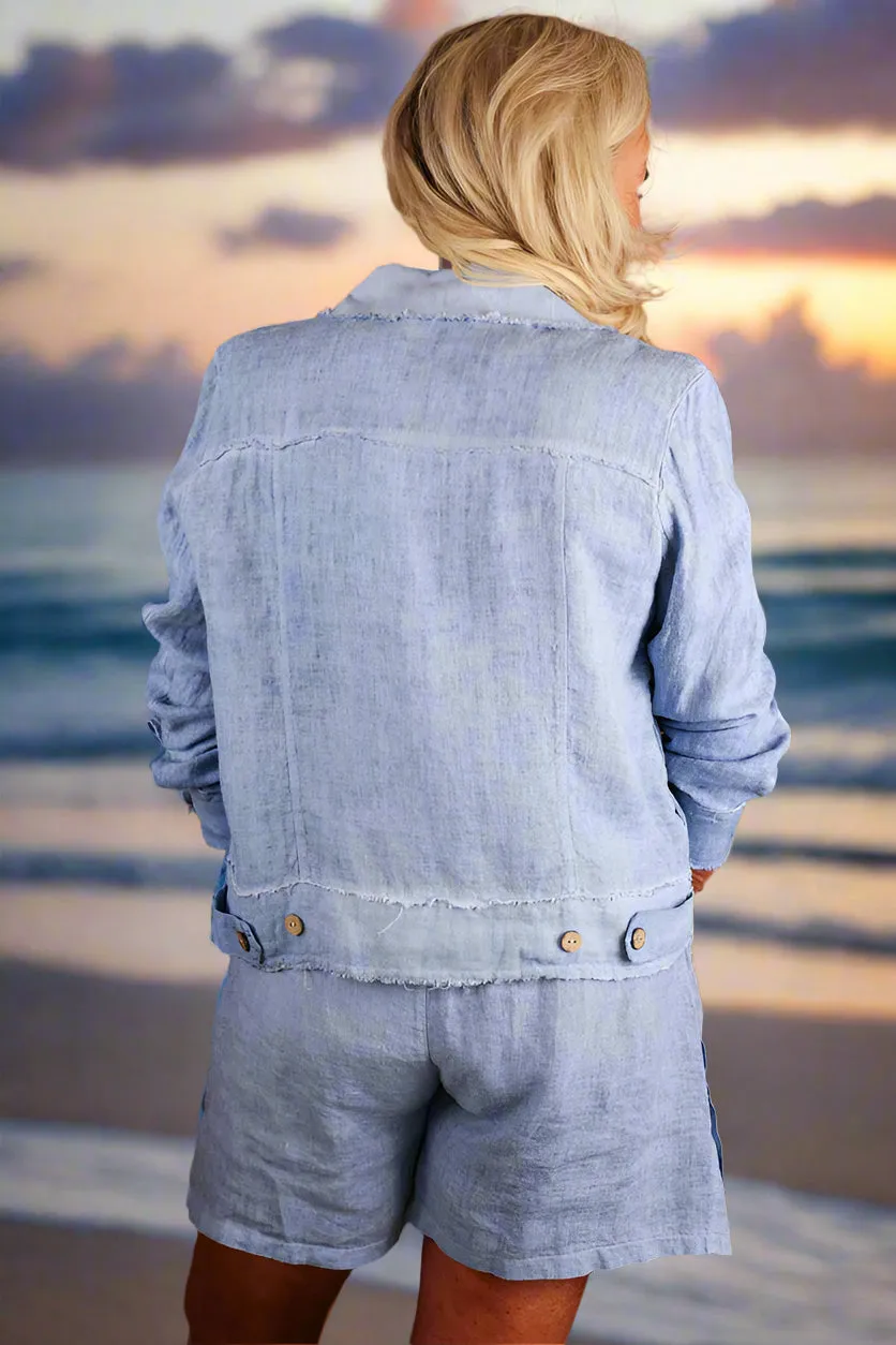 Tempo Paris Linen Shorts  Lightweight & Chic Summer Essential