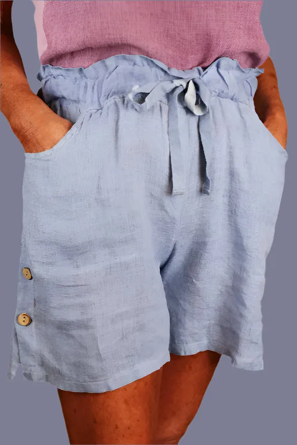 Tempo Paris Linen Shorts  Lightweight & Chic Summer Essential