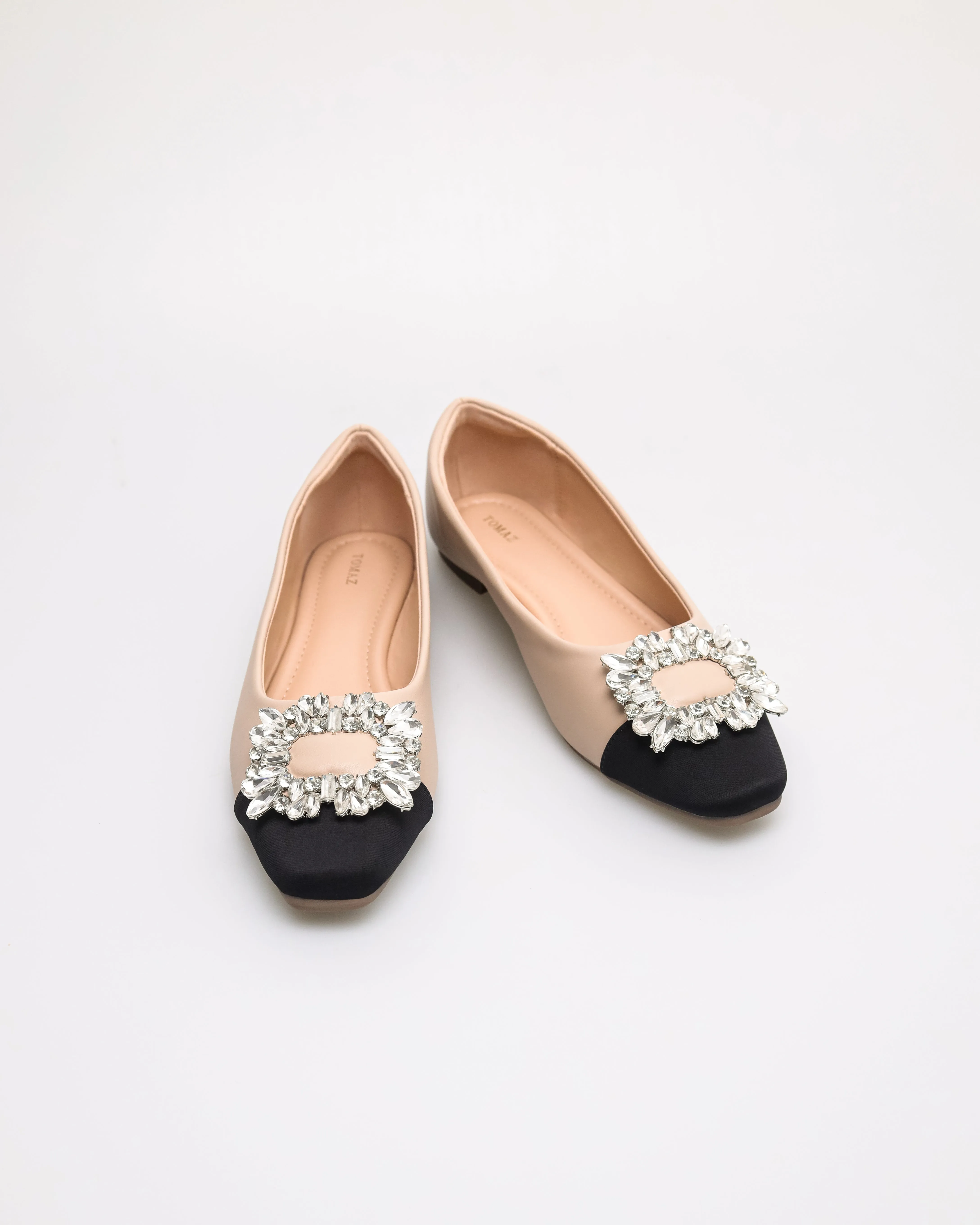 Tomaz NN469 Ladies Crystal Charm Flats