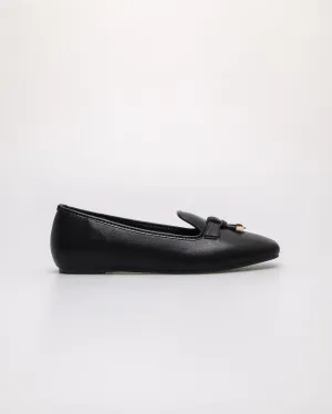 Tomaz YX226 Ladies Knot Flats (Black)