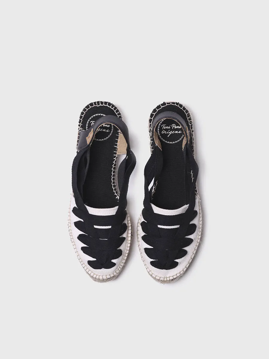 TONI PONS | ESPADRILLES MUJER | RIO CU NEGRE | NEGRO