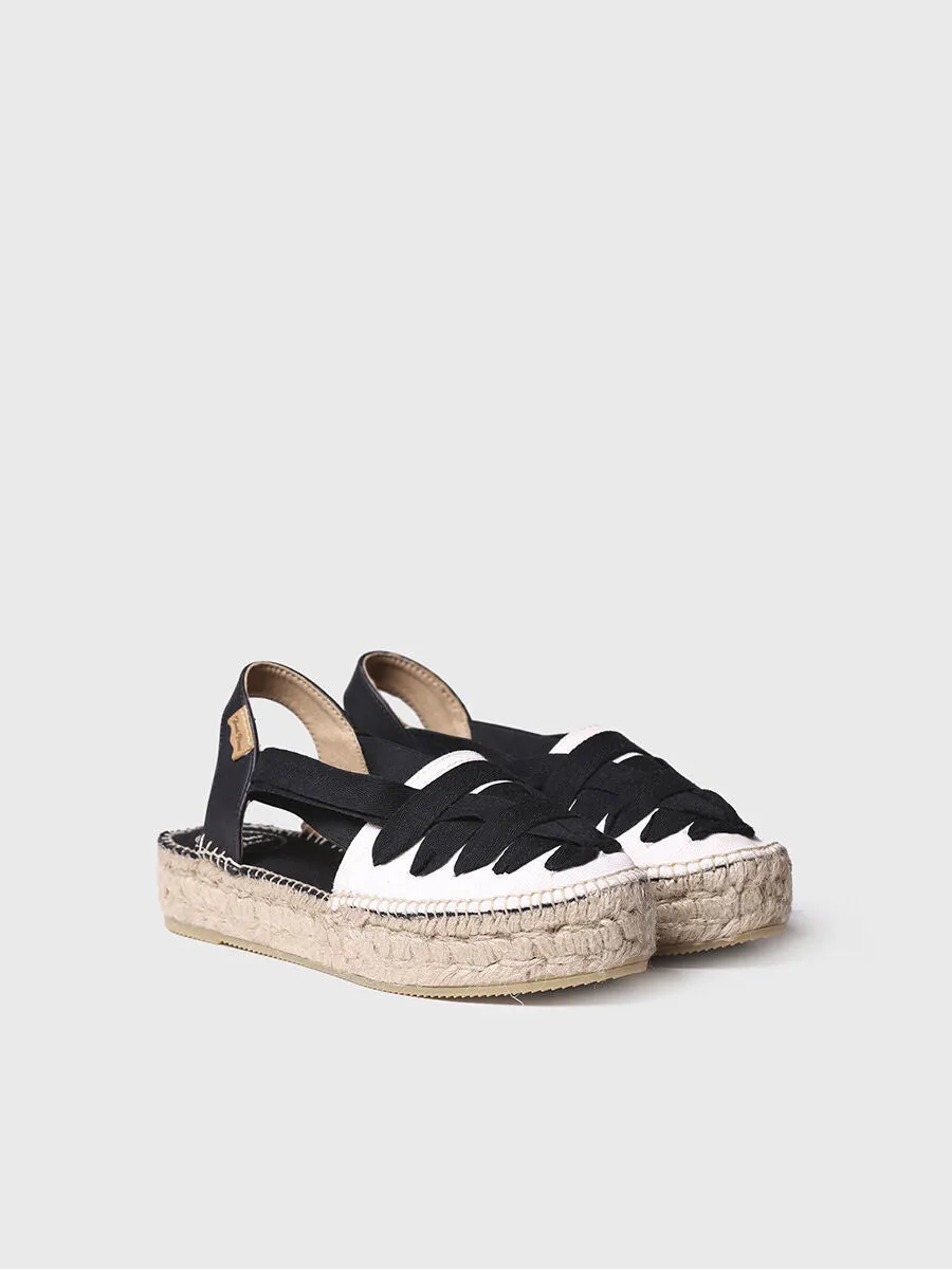 TONI PONS | ESPADRILLES MUJER | RIO CU NEGRE | NEGRO
