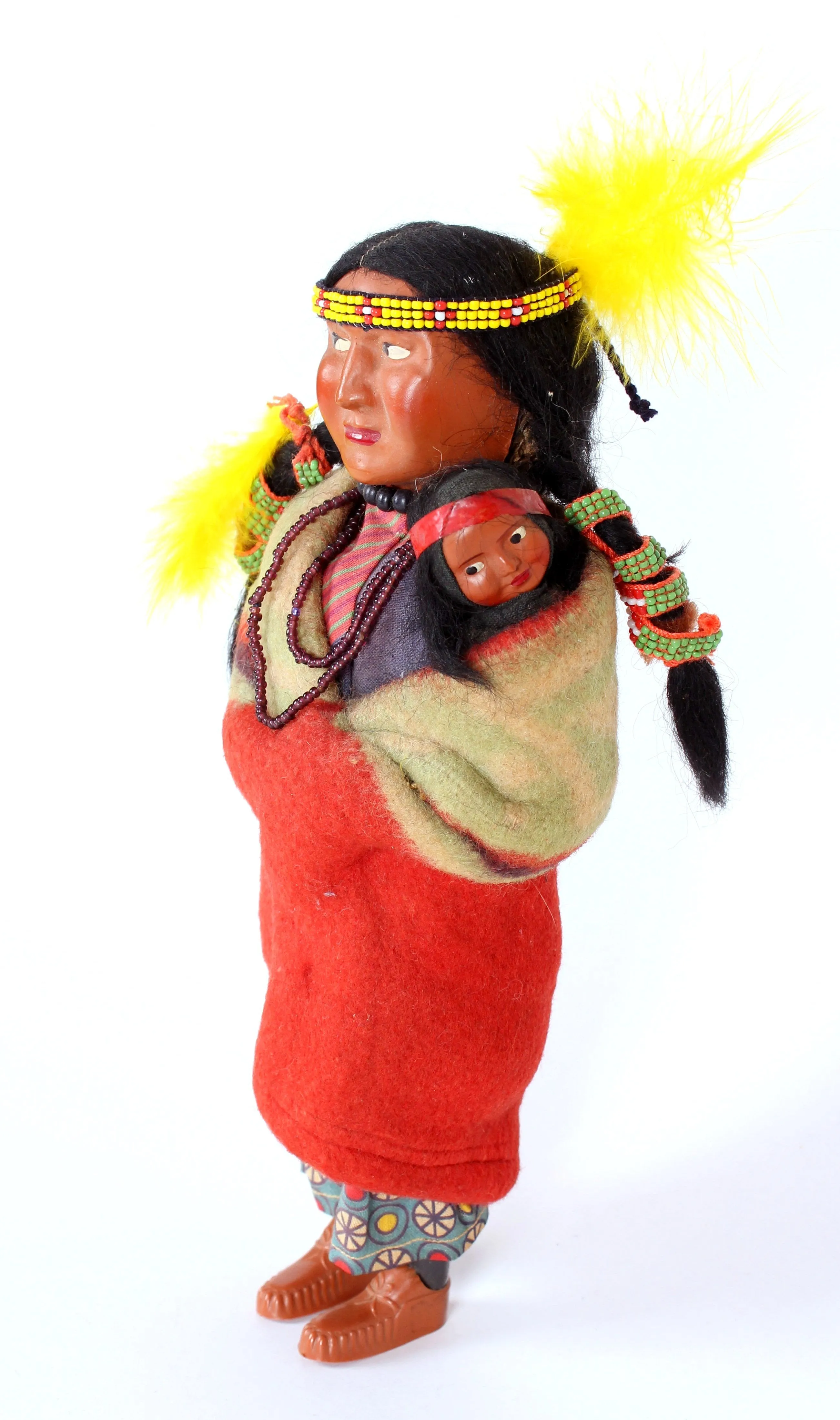 Vintage Skookum Mama & Baby Doll
