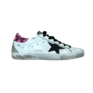 White Leather & Black Sparkles - 9