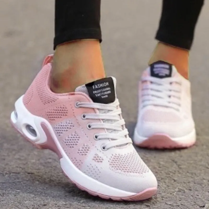 Women Sneakers Lace Up Sneakers Platform Shoes Soft Female Footwear - WSA50008