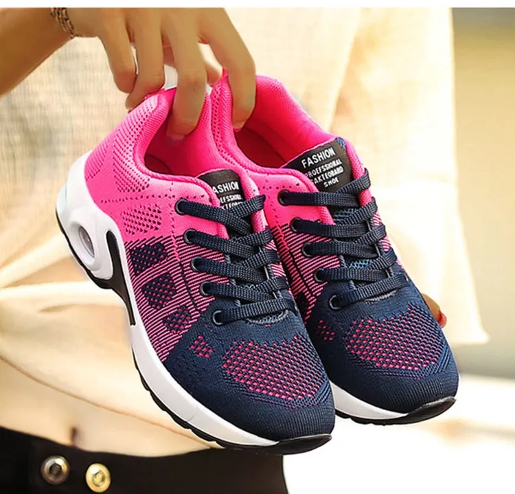 Women Sneakers Lace Up Sneakers Platform Shoes Soft Female Footwear - WSA50008