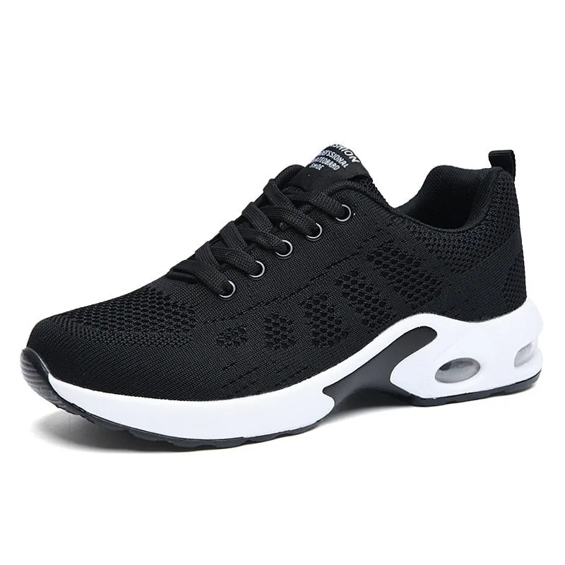 Women Sneakers Lace Up Sneakers Platform Shoes Soft Female Footwear - WSA50008