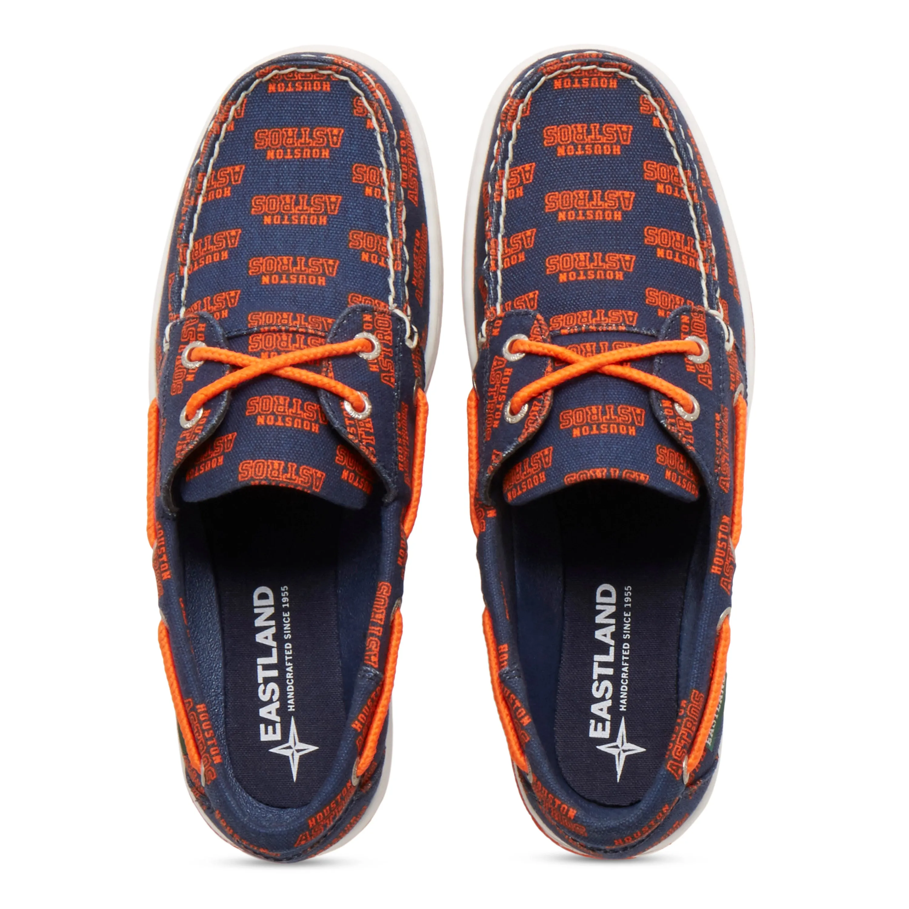 Women's Summer MLB Houston Astros Canvas Boat Shoe