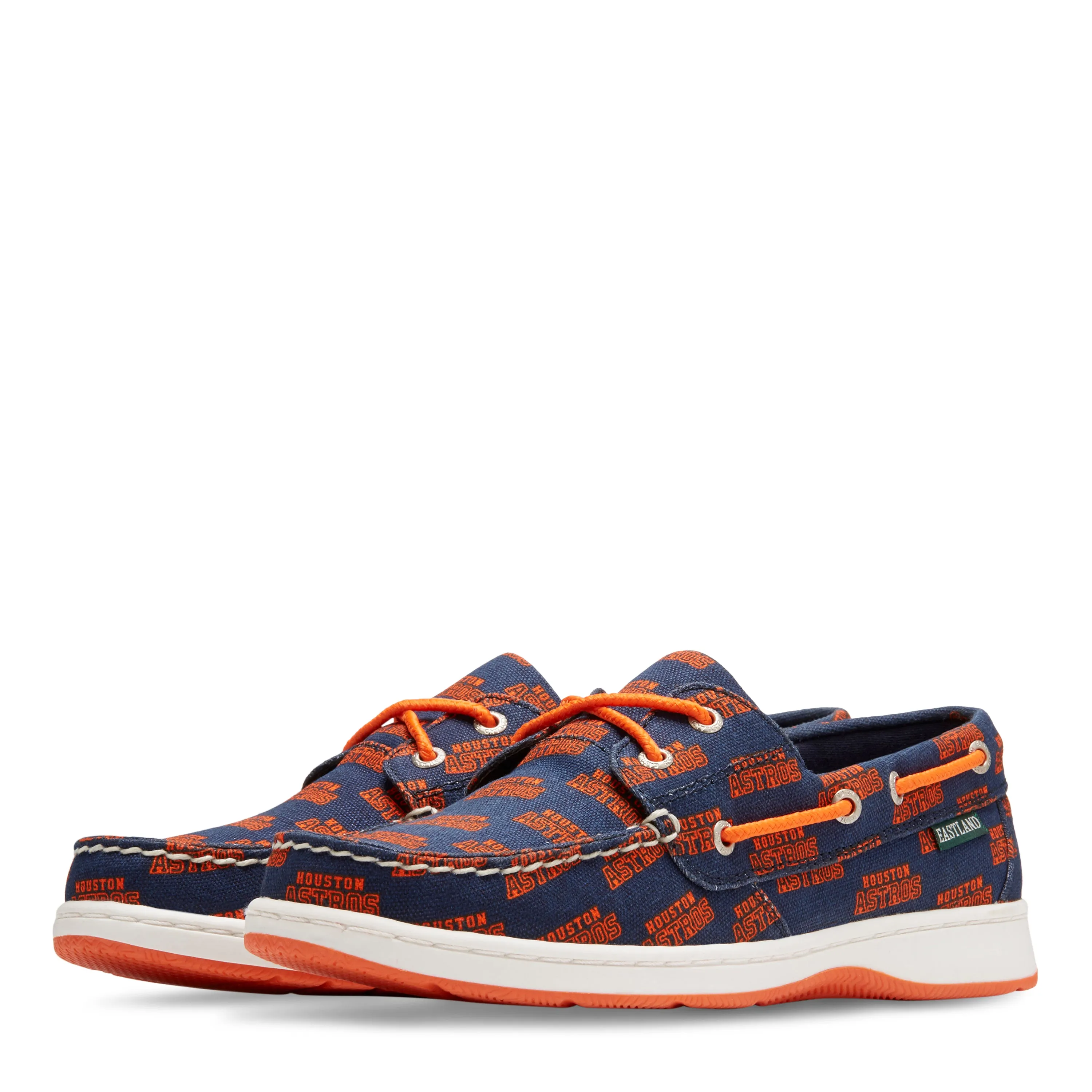Women's Summer MLB Houston Astros Canvas Boat Shoe