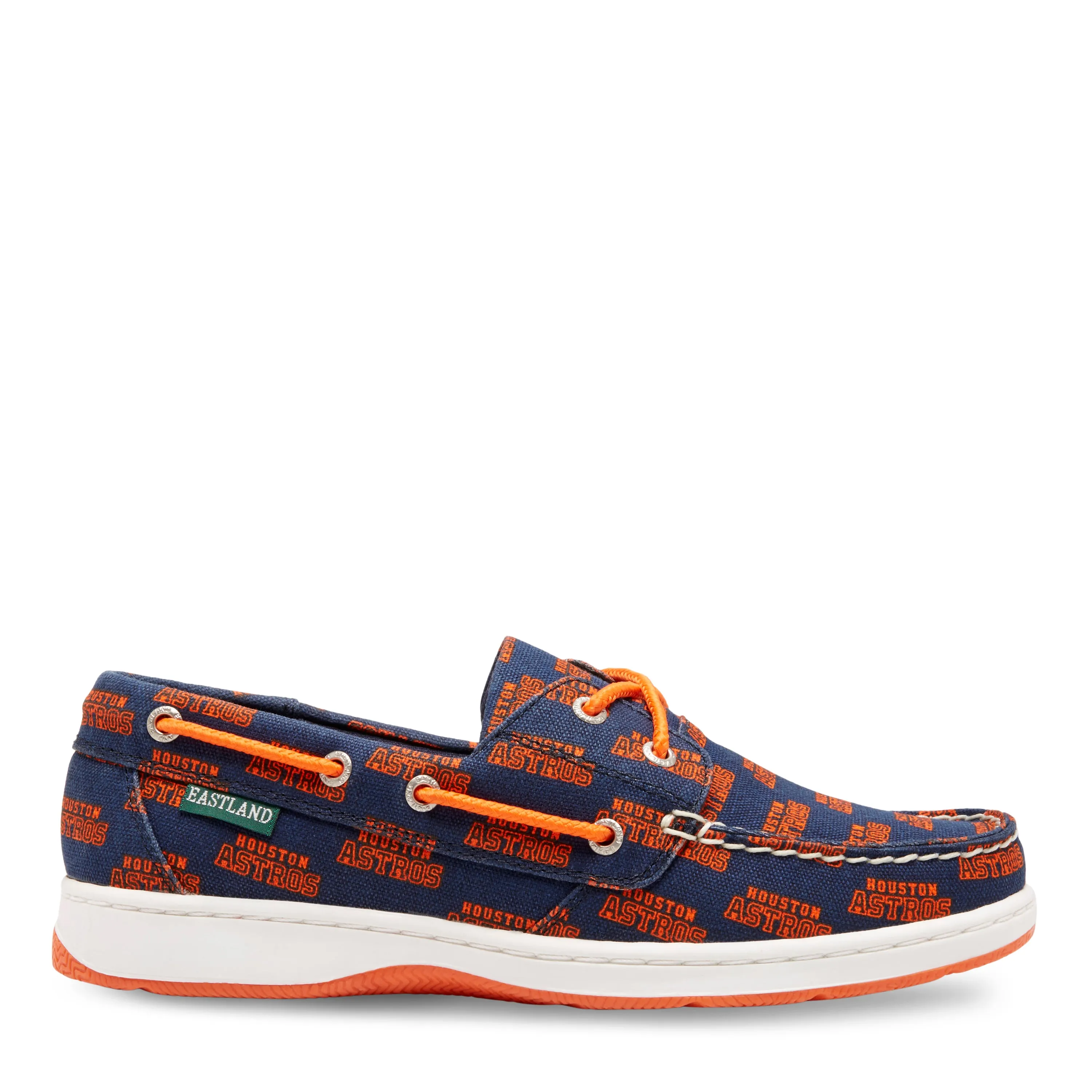 Women's Summer MLB Houston Astros Canvas Boat Shoe