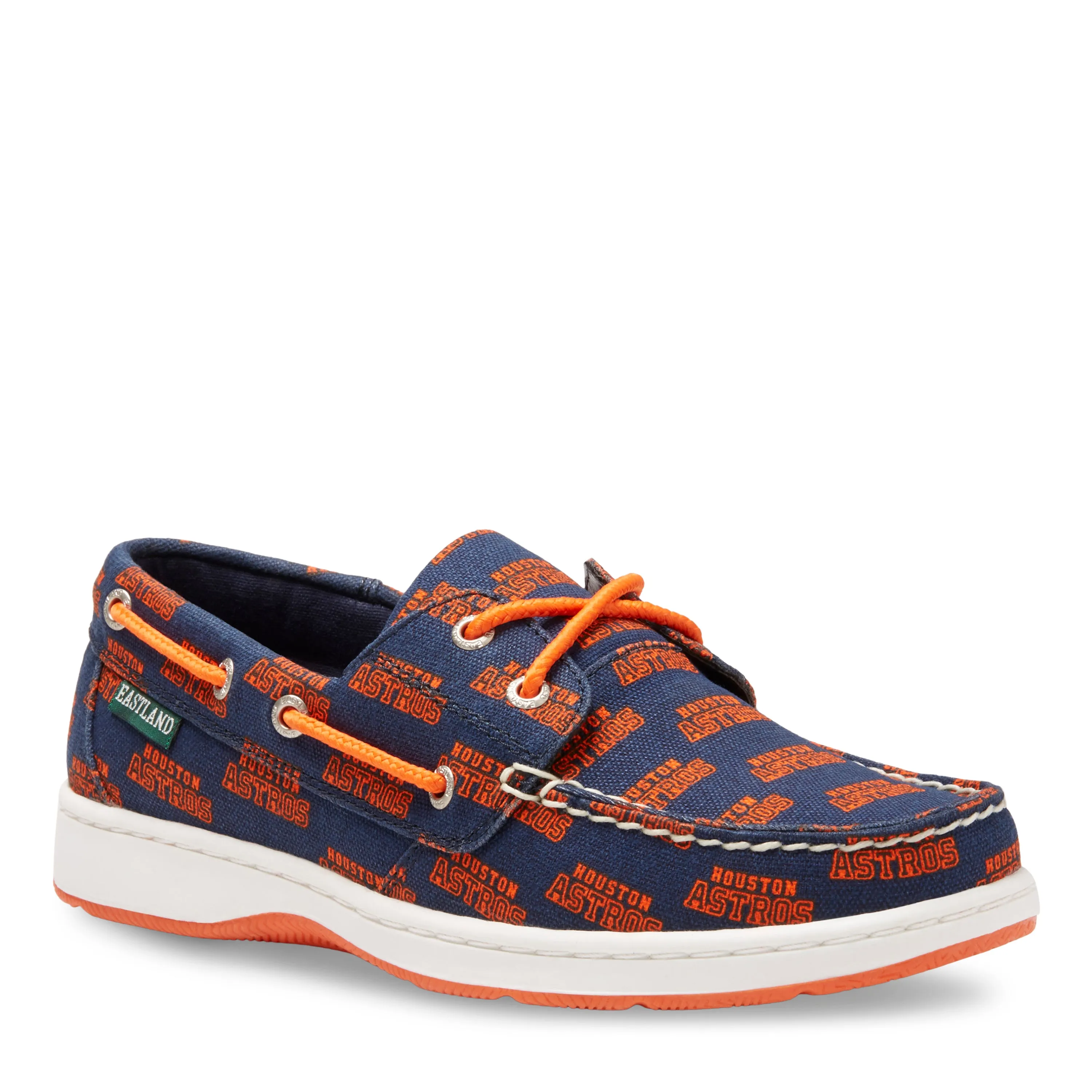 Women's Summer MLB Houston Astros Canvas Boat Shoe