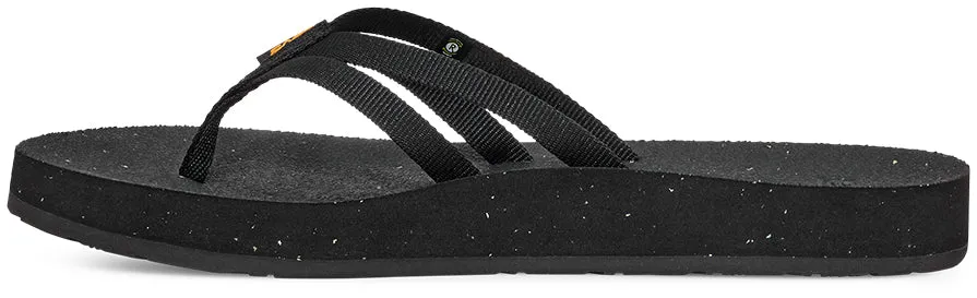 Women's Teva Reflip Strappy Color: Black