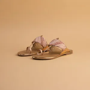Xari Embroidered Kolhapuri Flats
