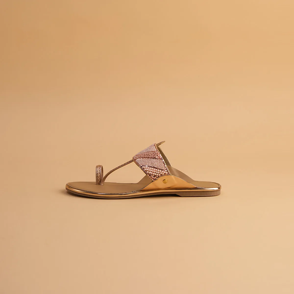 Xari Embroidered Kolhapuri Flats