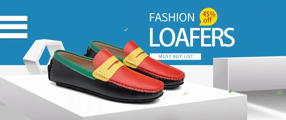 YRZL White Loafers for Men Size 48 Slip on Shoes Driving Flats Casual Moccasins for Men Comfy Male Loafers