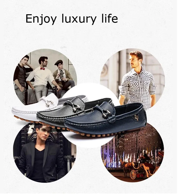 YRZL White Loafers for Men Size 48 Slip on Shoes Driving Flats Casual Moccasins for Men Comfy Male Loafers